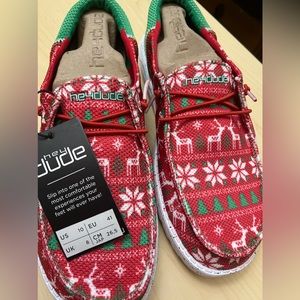 Hey Dude Wendy size 10 US - 41 EU Christmas 2022-color Jolly Jingle